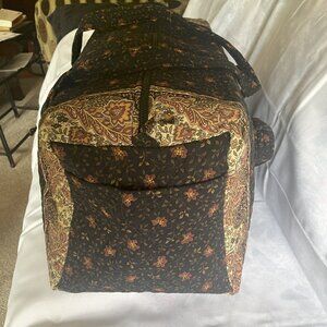 Retired Black Walnut Vera Bradley large duffel bag